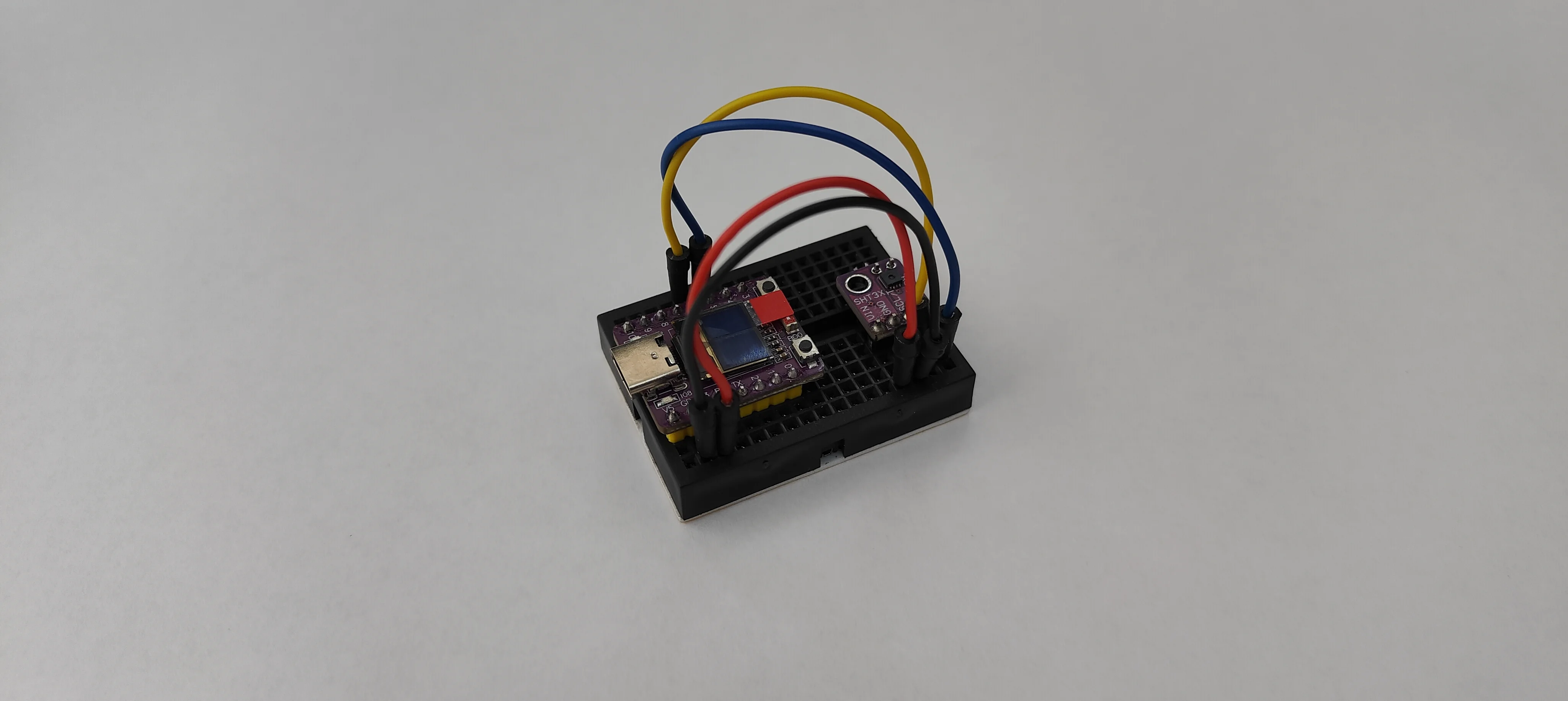 Термогигрометр на ESP32-C3 / домашняя метеостанция на SHT3X