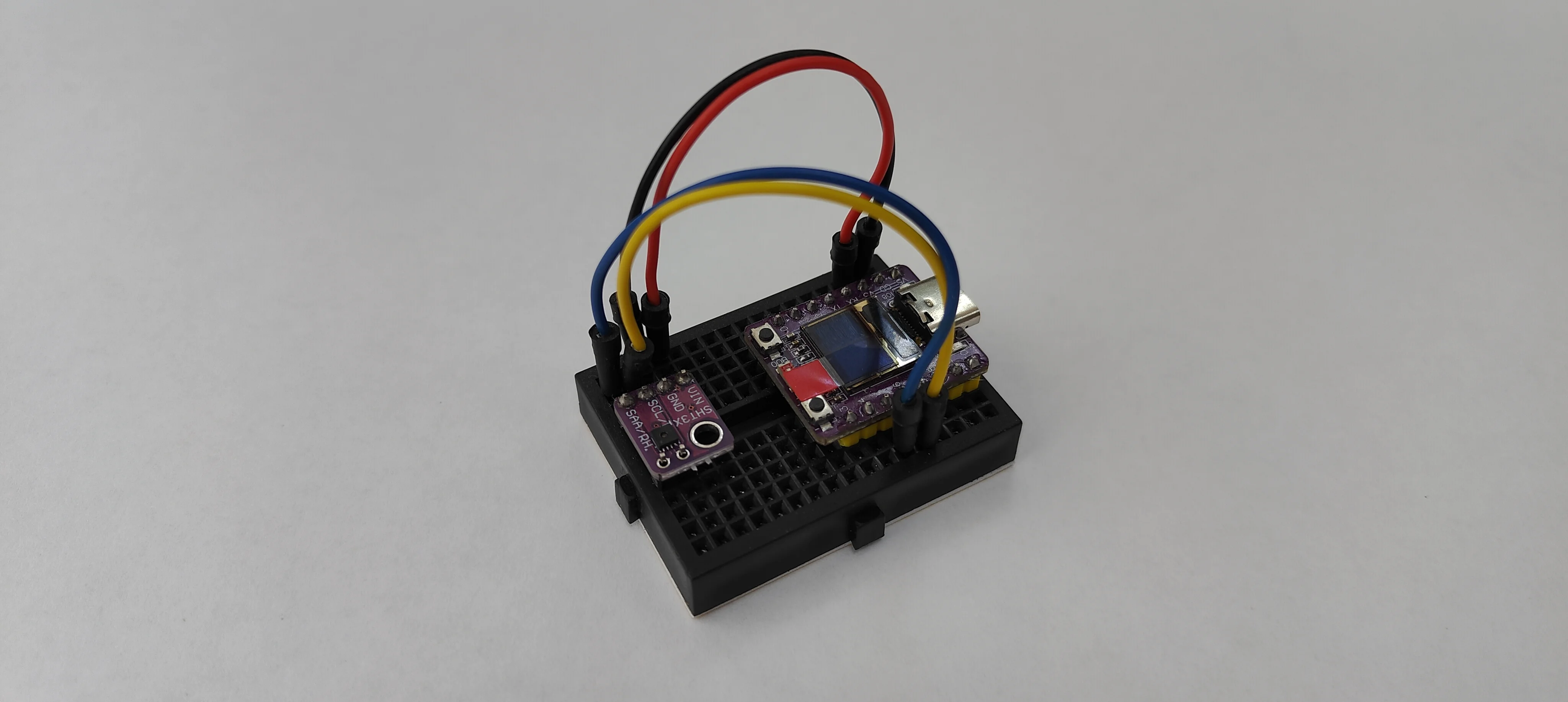 Термогигрометр на ESP32-C3 / домашняя метеостанция на SHT3X