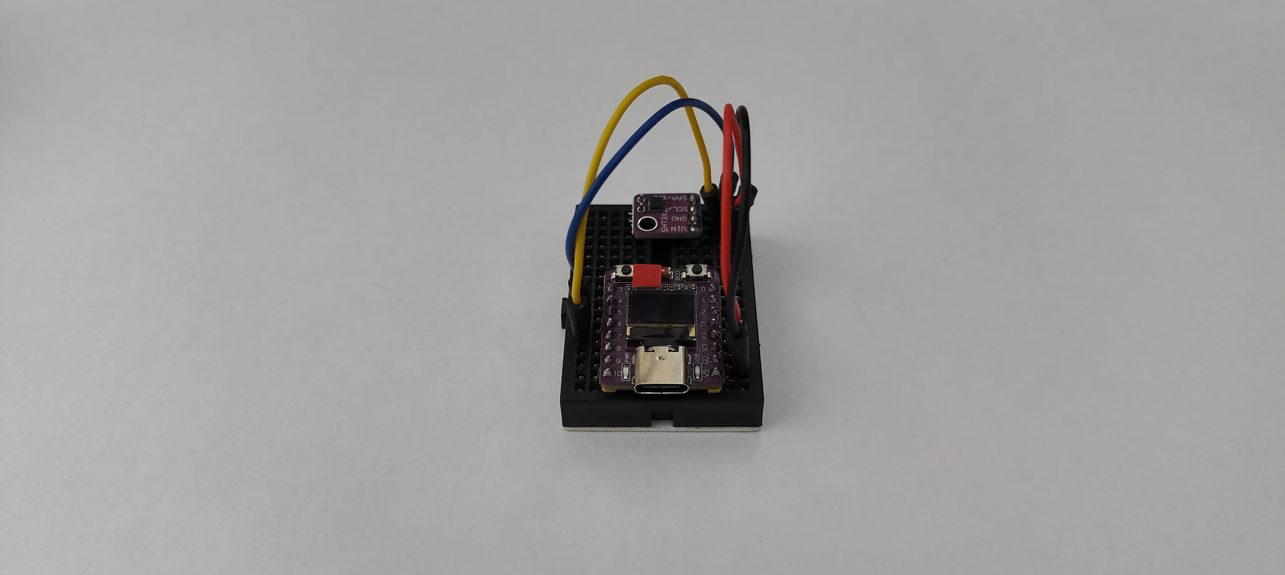 Термогигрометр на ESP32-C3 / домашняя метеостанция на SHT3X
